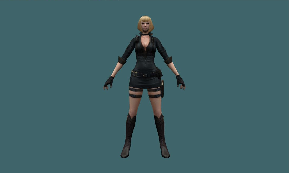 Matahari - Human Model - front - GoldSrc Studio preview