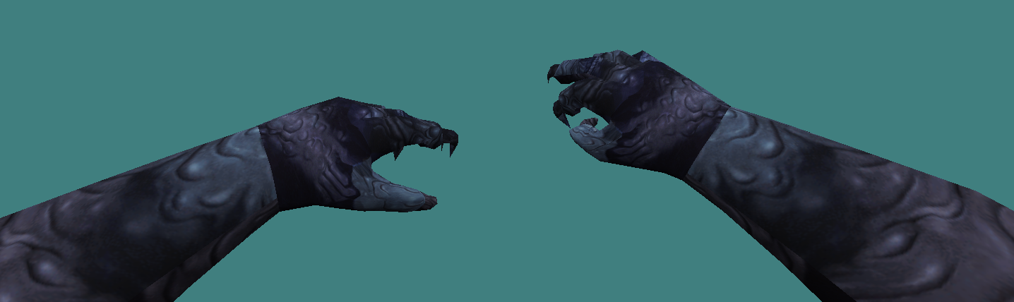 Zombie Knife #200 - clean zombie hands/claws viewmodel preview