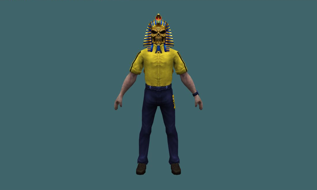 Mummy VIP - Human Model - front - GoldSrc Studio preview