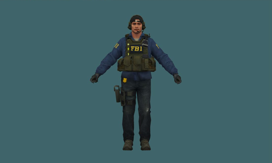urban — urban — Human Model - front - GoldSrc Studio preview