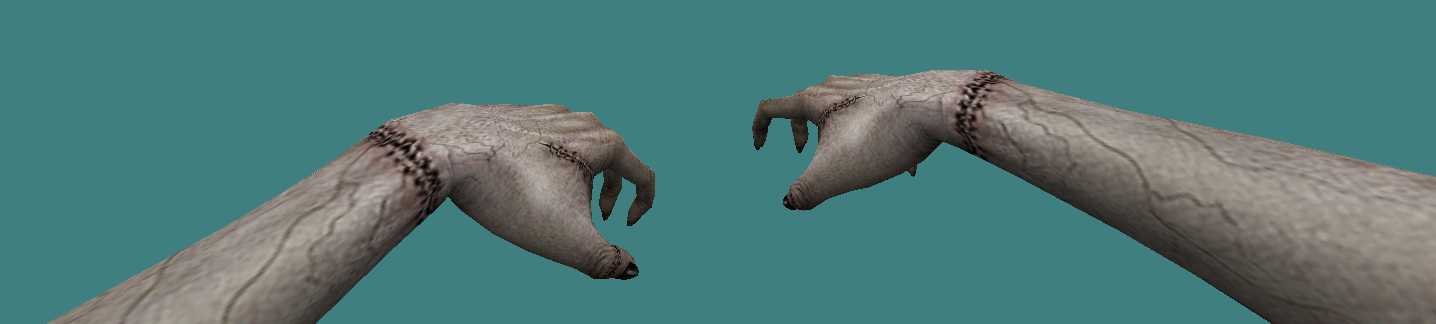 Zombie Knife #215 - clean zombie hands/claws viewmodel preview