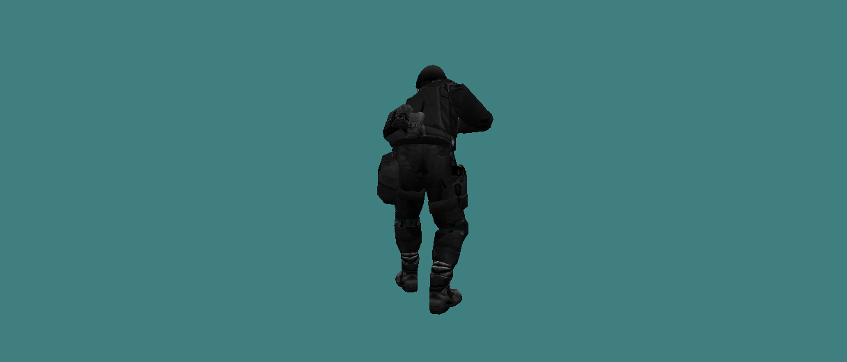 Umbrella Soldier - rear viewer preview