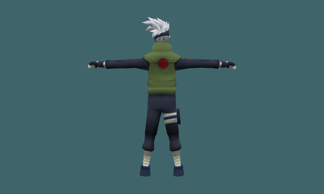 Kakashi Hatake - Human Model - back - GoldSrc Studio preview