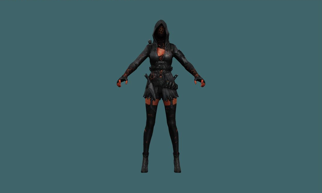 Fury Ghost - Human Model - front - GoldSrc Studio preview
