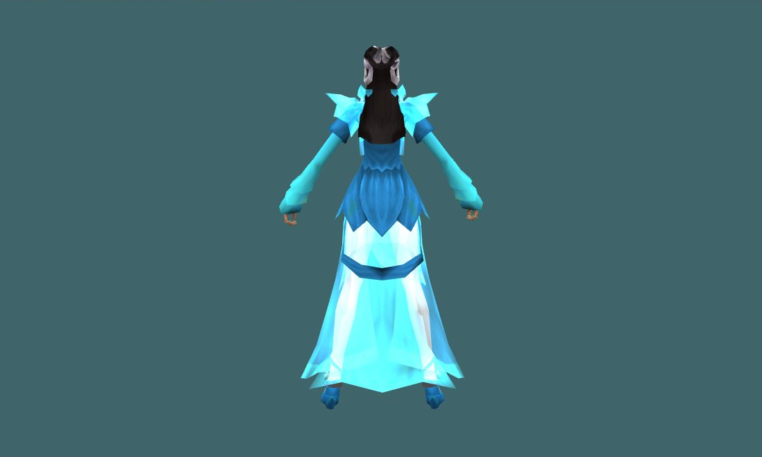 blue (Blue) - Human Model - back - GoldSrc Studio preview