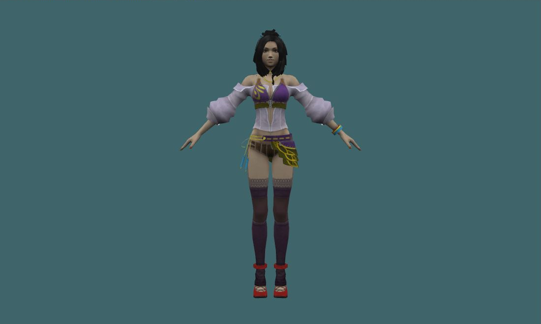 Ella - Human Model - front - GoldSrc Studio preview