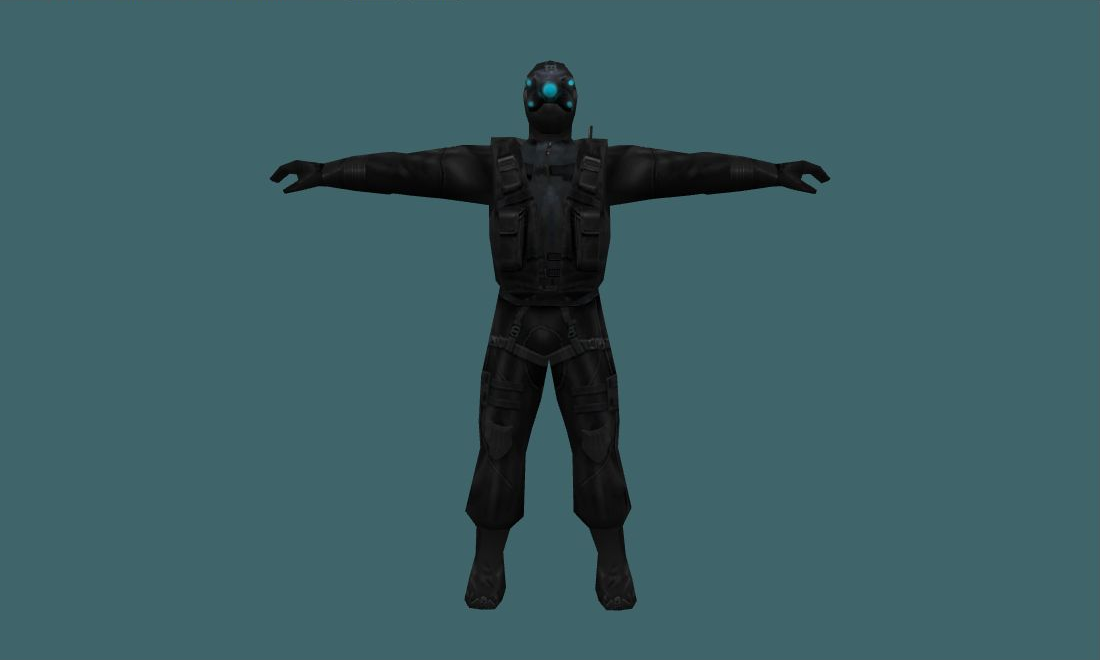 Spy - Human Model - front - GoldSrc Studio preview