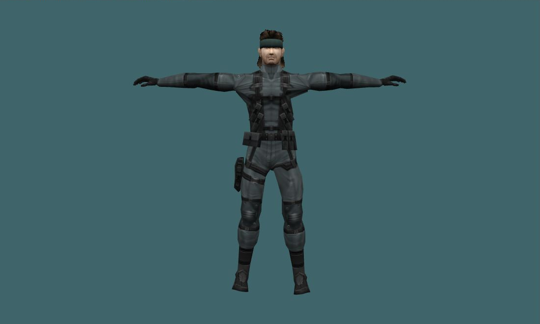 Snake - Human Model - front - GoldSrc Studio preview