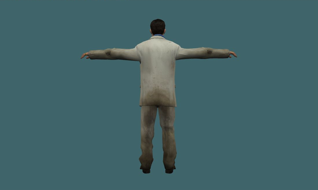 Nick - Human Model - back - GoldSrc Studio preview