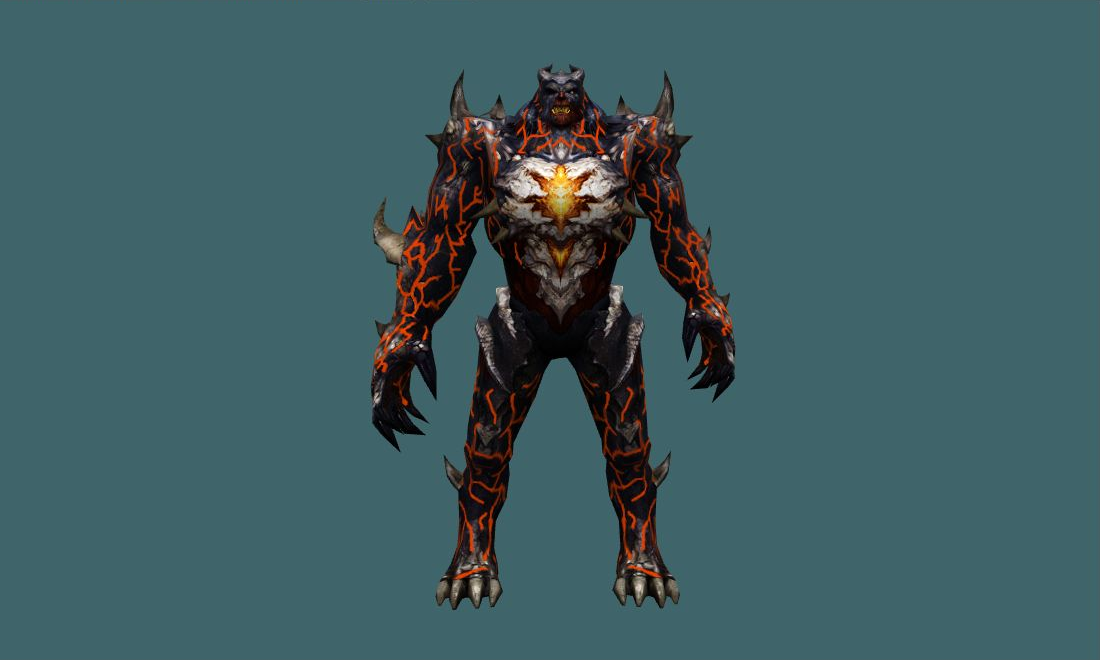 Revenant (Fire) - Zombie - front - GoldSrc Studio preview