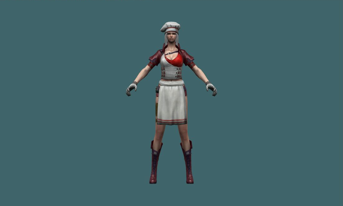 Devil Hunter (Cook) - Human Model - front - GoldSrc Studio preview