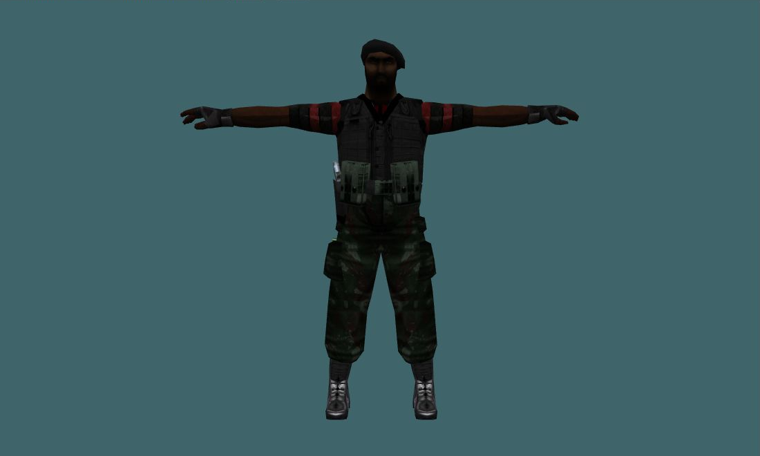 Brazilian - Human Model - front - GoldSrc Studio preview