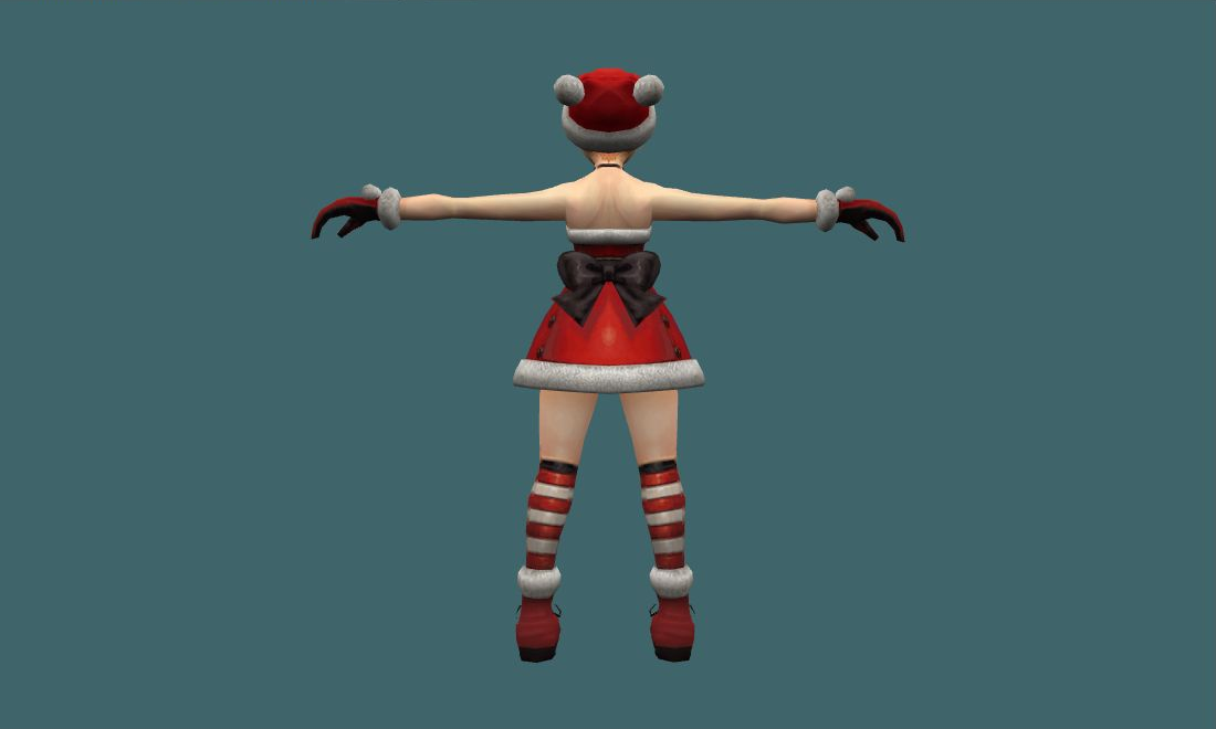 Gnom - Human Model - back - GoldSrc Studio preview