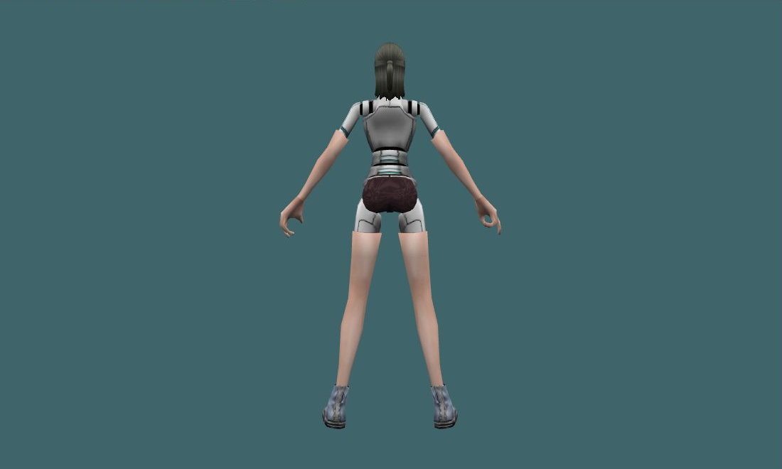 Robot - Human Model - back - GoldSrc Studio preview