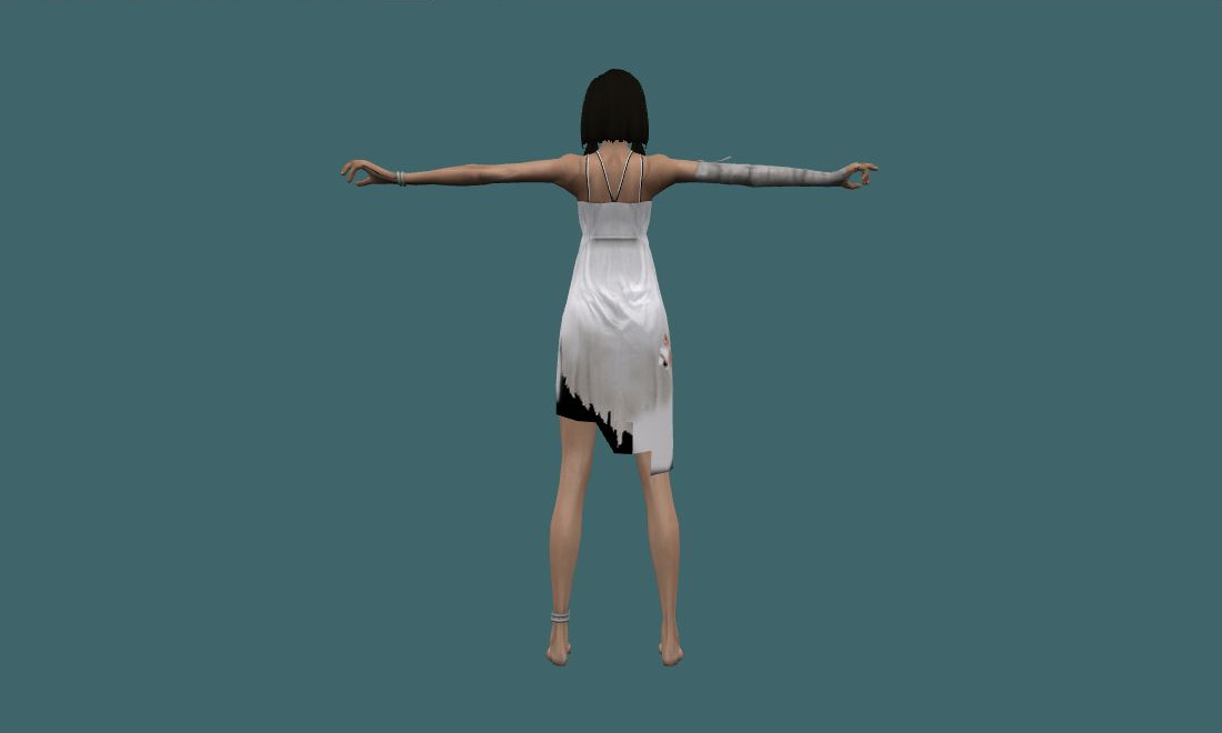 nyasha55 - Human Model - back - GoldSrc Studio preview