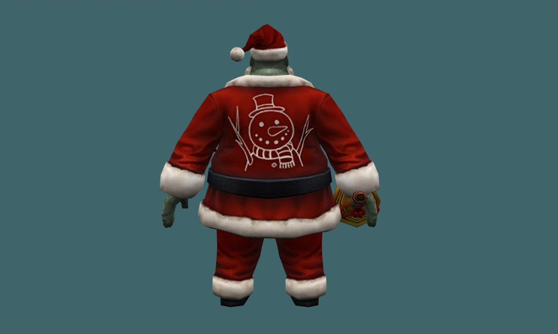 Heavy (Santa) - Zombie - back - GoldSrc Studio preview