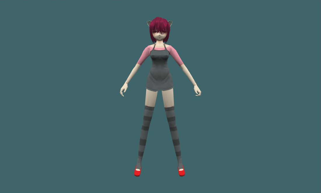 Lucy - Human Model - front - GoldSrc Studio preview