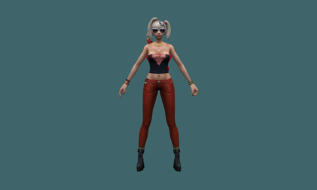 Vday Female - Human Model - front - GoldSrc Studio preview