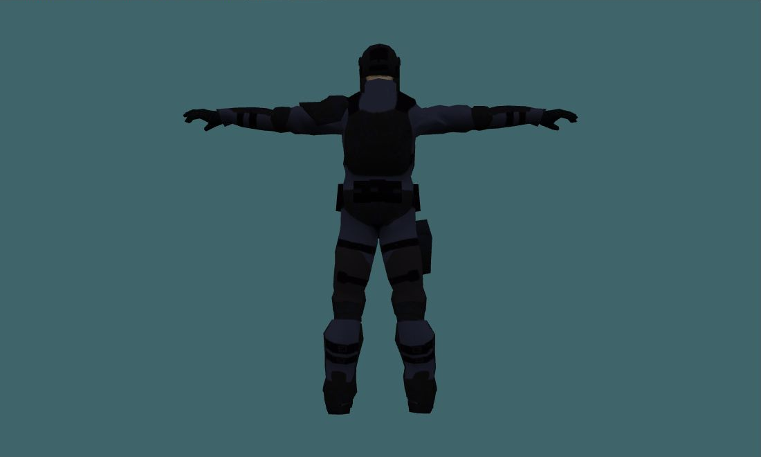 ATC Security - Human Model - back - GoldSrc Studio preview