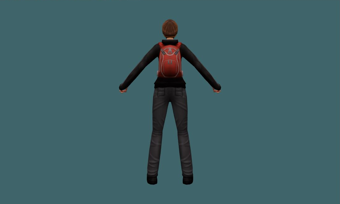 Anarchist - Human Model - back - GoldSrc Studio preview