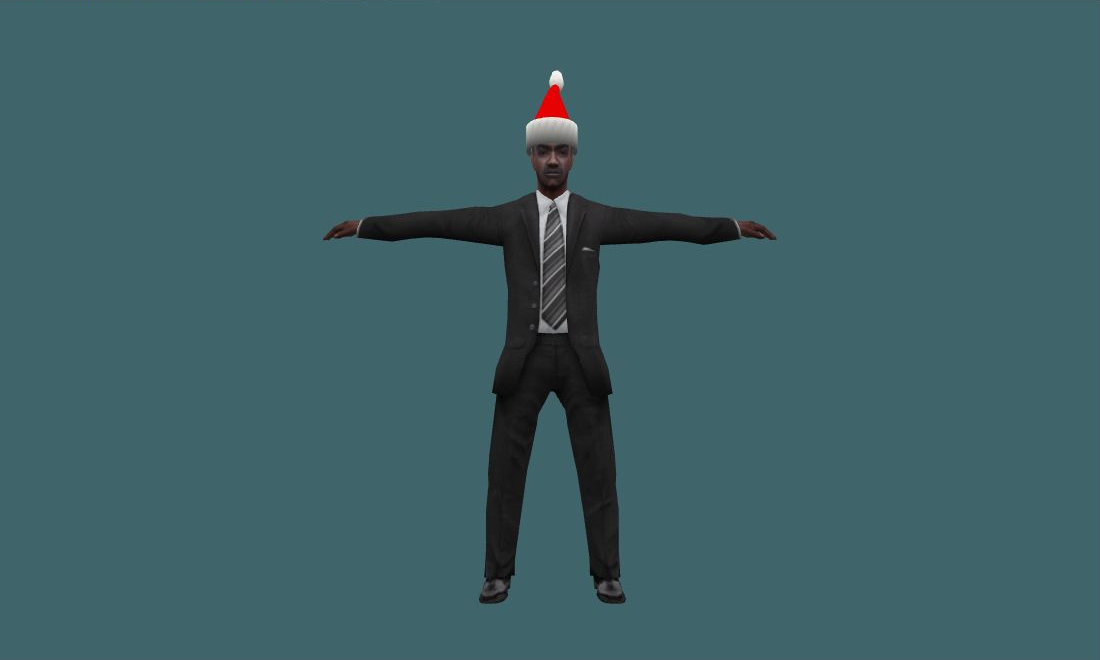 Nigga (Xmas) - Human Model - front - GoldSrc Studio preview