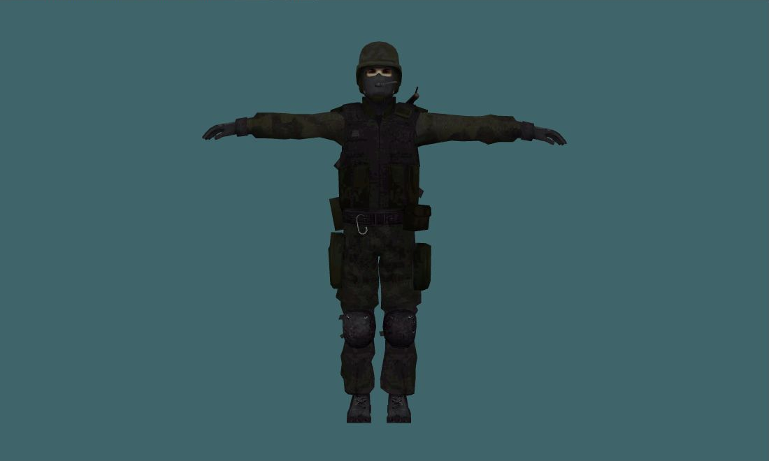 urban — Human Model - front - GoldSrc Studio preview