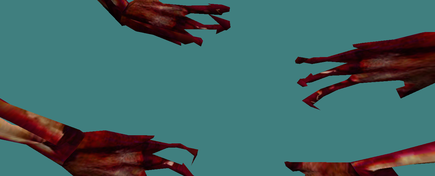 Zombie Knife #1 - clean zombie hands/claws viewmodel preview