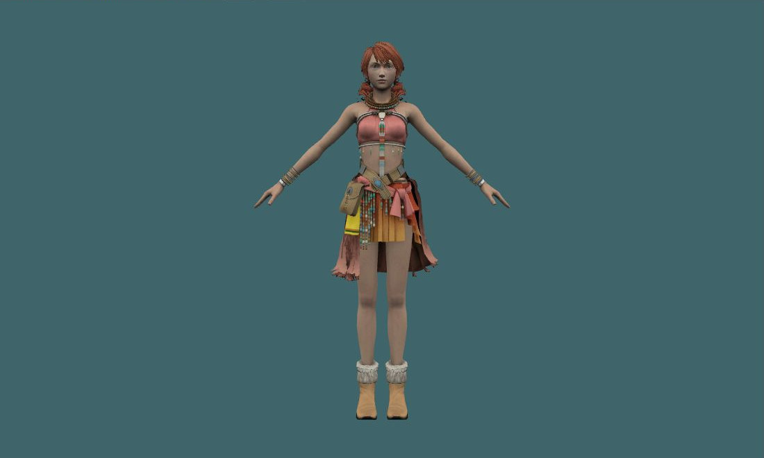 Oerba Dia Vanille - Human Model - front - GoldSrc Studio preview
