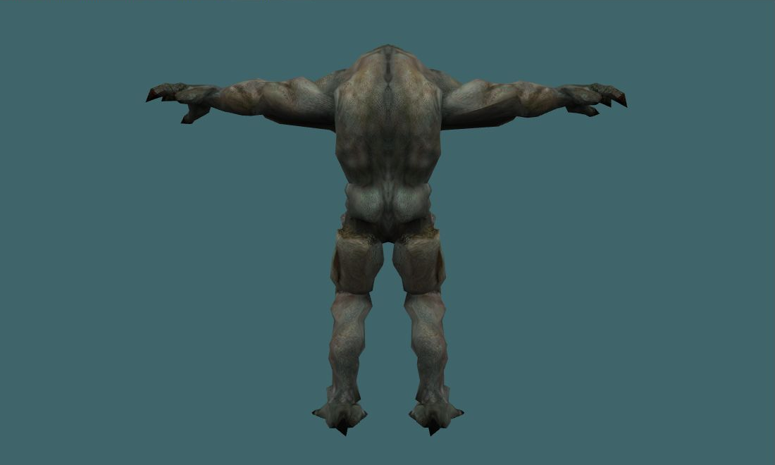 Hell Knight - Zombie - back - GoldSrc Studio preview