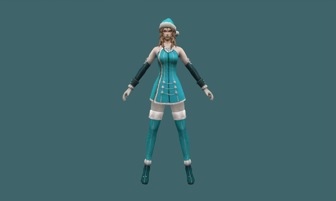 snowgirl_ct - Human Model - front - GoldSrc Studio preview