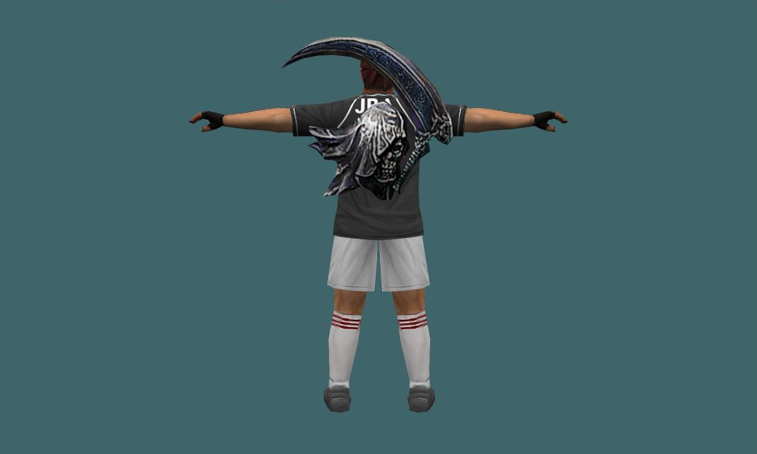 Skull - Human Model - back - GoldSrc Studio preview