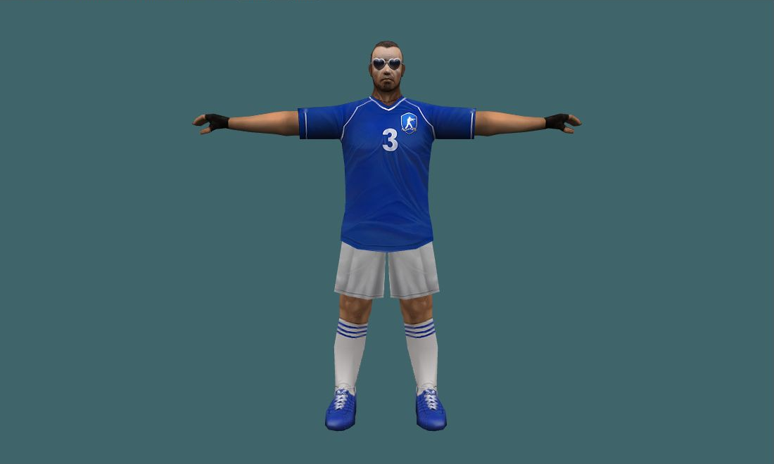VIP XMAS - Human Model - front - GoldSrc Studio preview