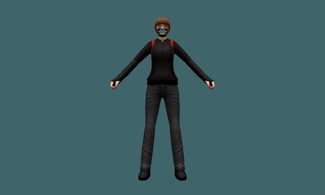 Anarchist - Human Model - front - GoldSrc Studio preview