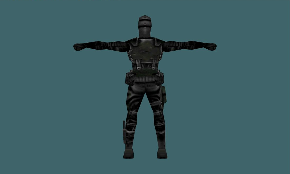 Black Ops from HL Opposing Force — terror — Human Model — photo 2