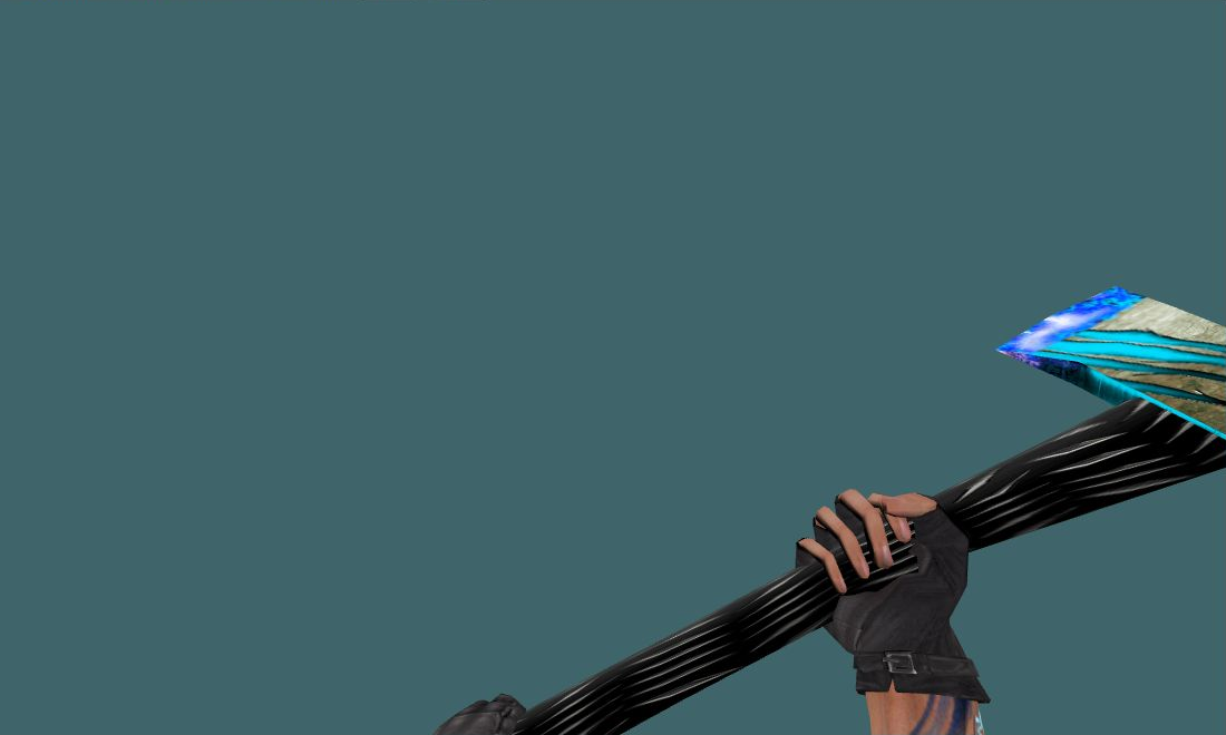 Axe Xmas — Human Melee - angled - GoldSrc Studio preview