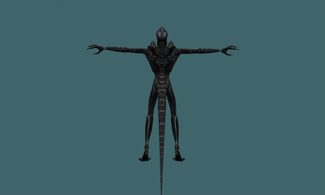 Alien - Zombie - back - GoldSrc Studio preview