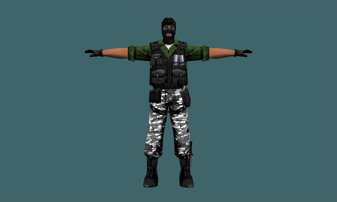 Green T Pack — terror — Human Model — photo 1