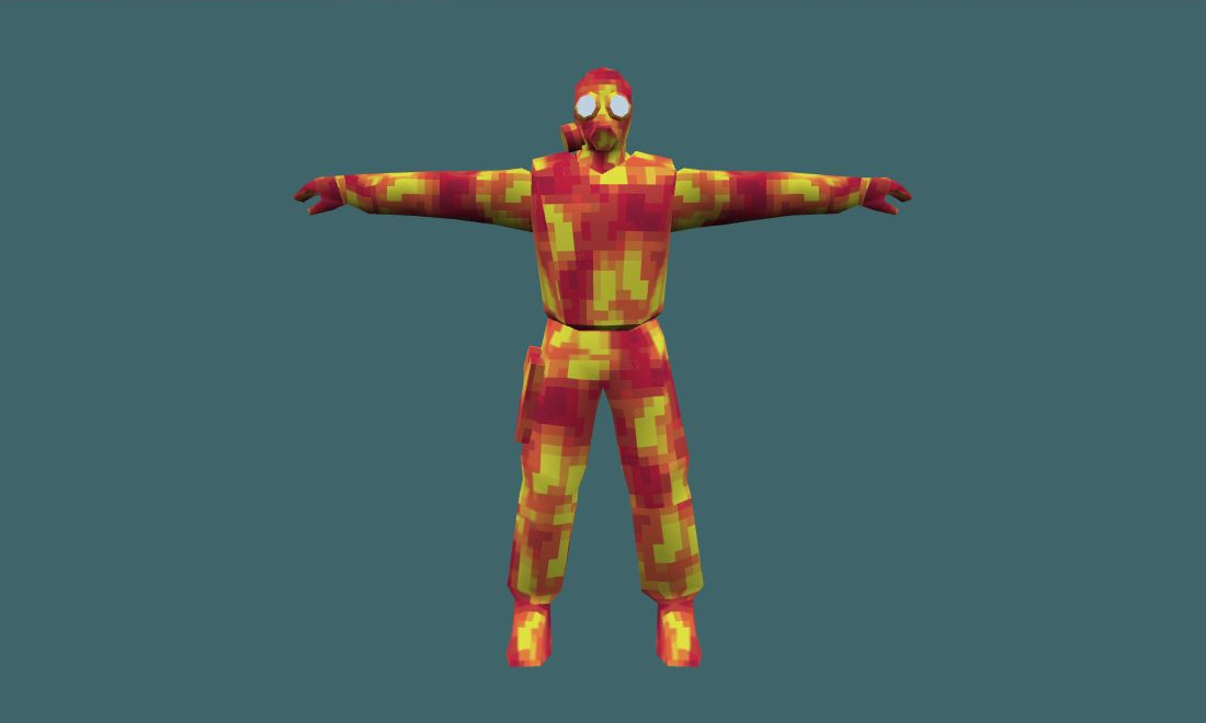 SAS (Lava) - Human Model - front - GoldSrc Studio preview