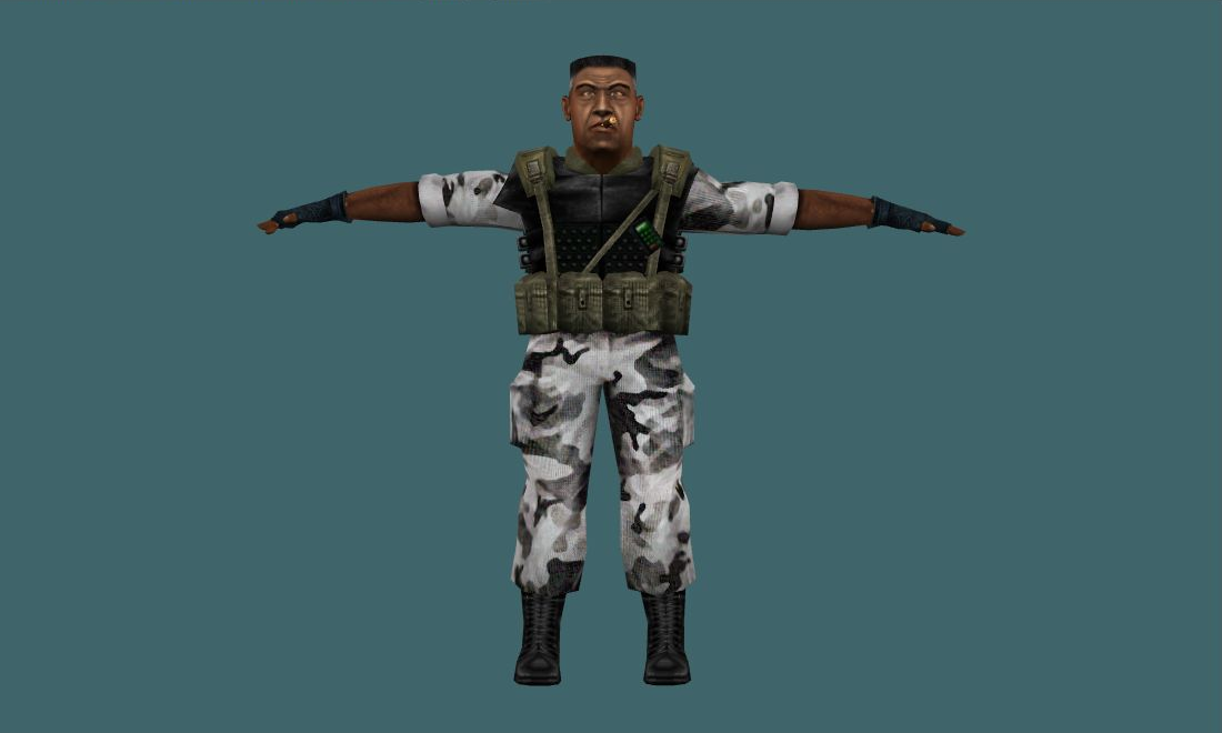 HL Grunt Team (HD) — grunt_black — Human Model — photo 1