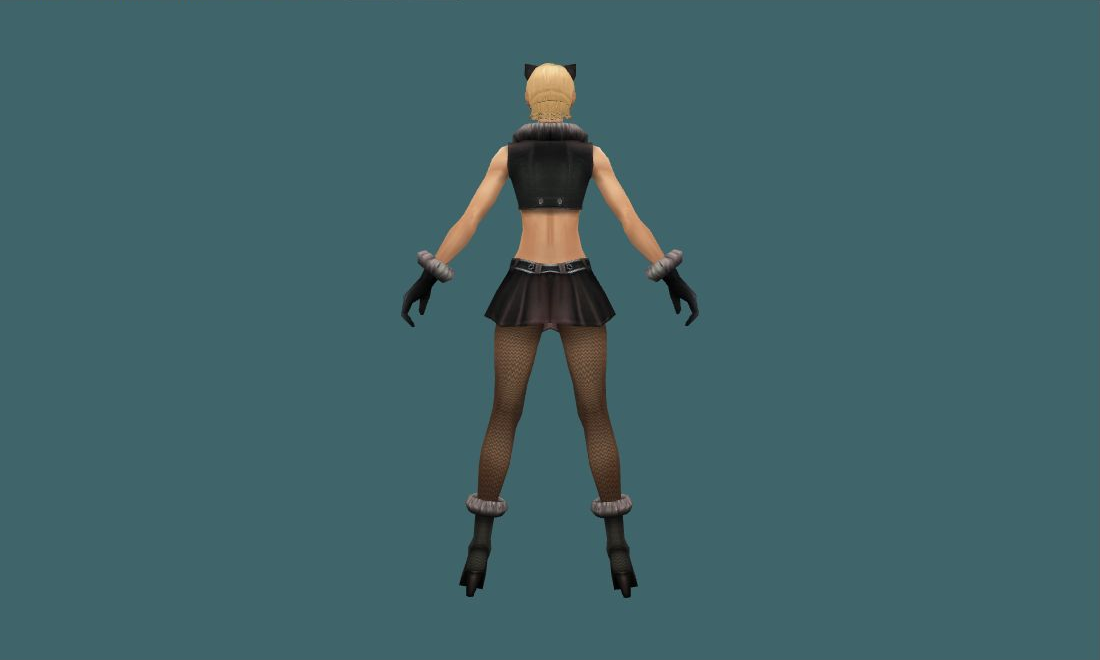 kiska_2 — Human Model - back - GoldSrc Studio preview