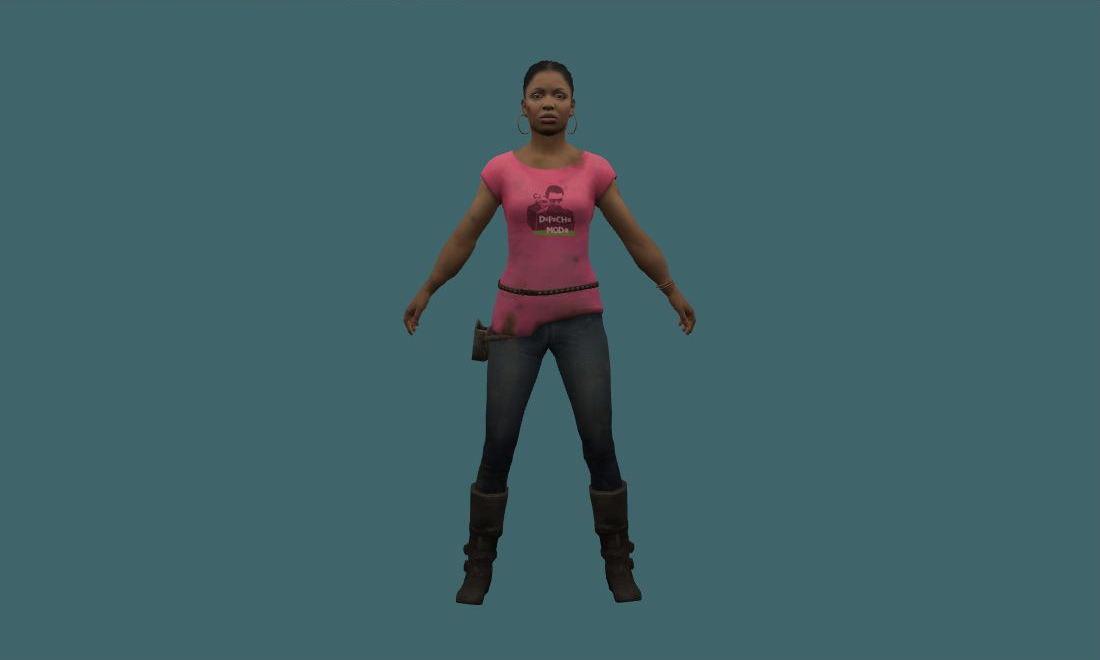 Rochelle - Human Model - front - GoldSrc Studio preview