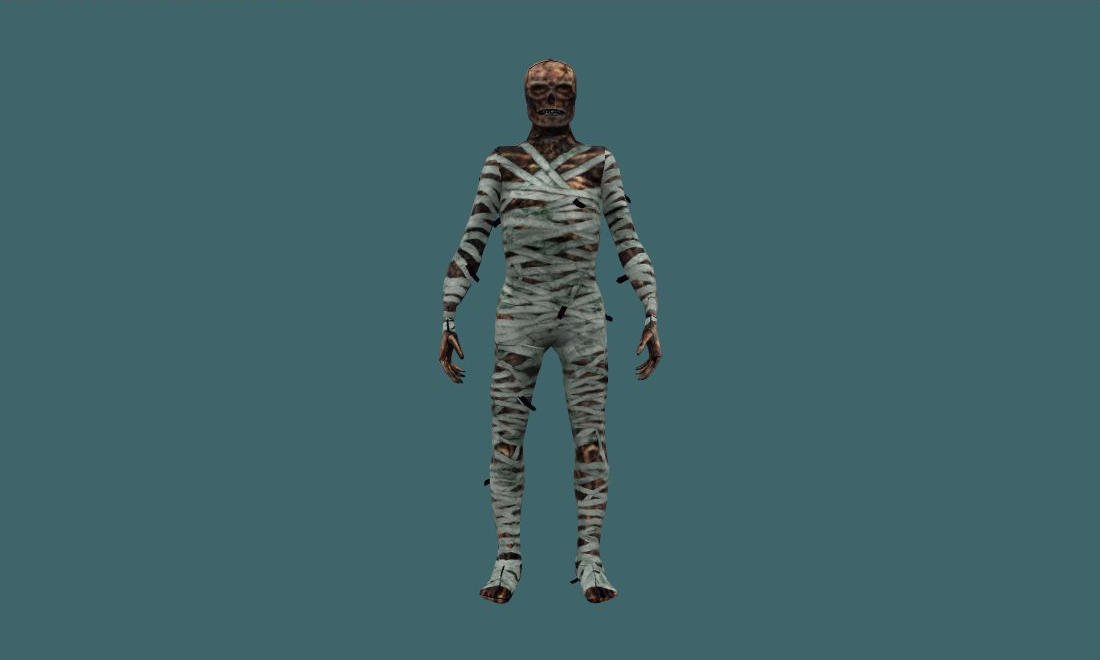 Mummy - Zombie - front - GoldSrc Studio preview