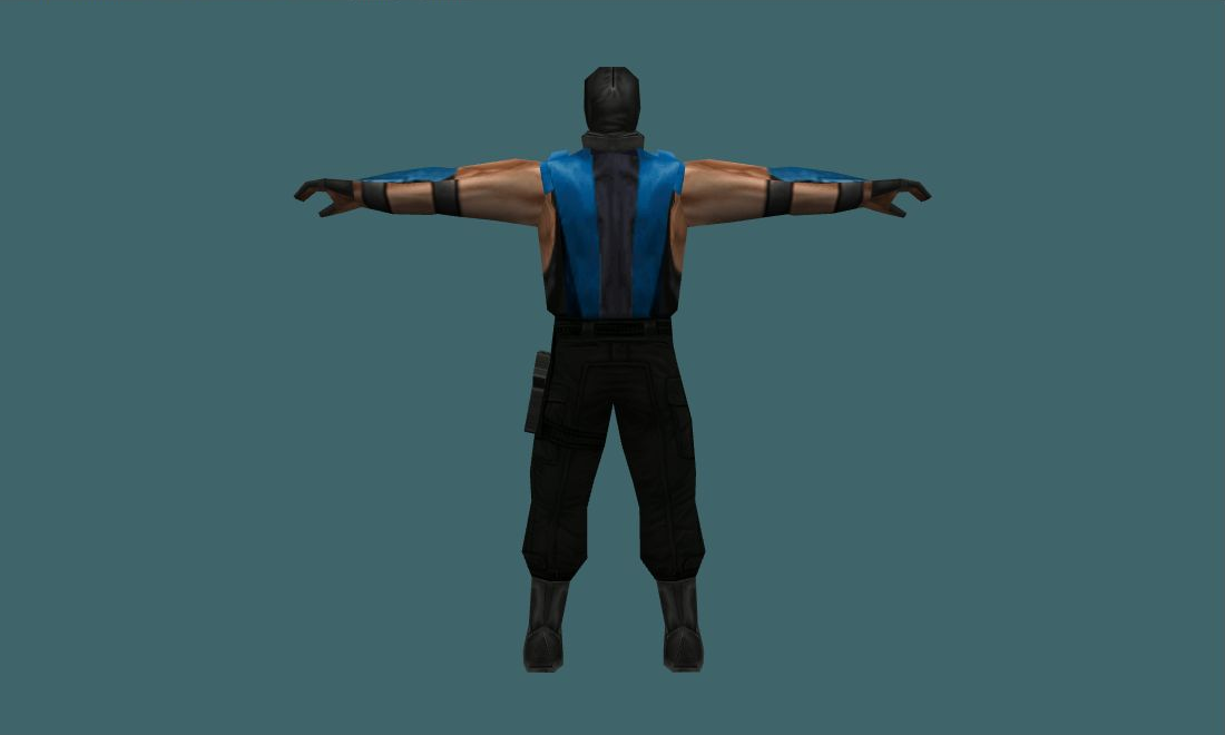 GIGN (Subzero) - Human Model - back - GoldSrc Studio preview