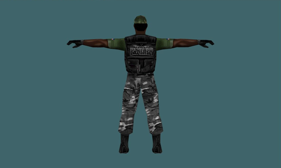 arctic — Human Model - back - GoldSrc Studio preview