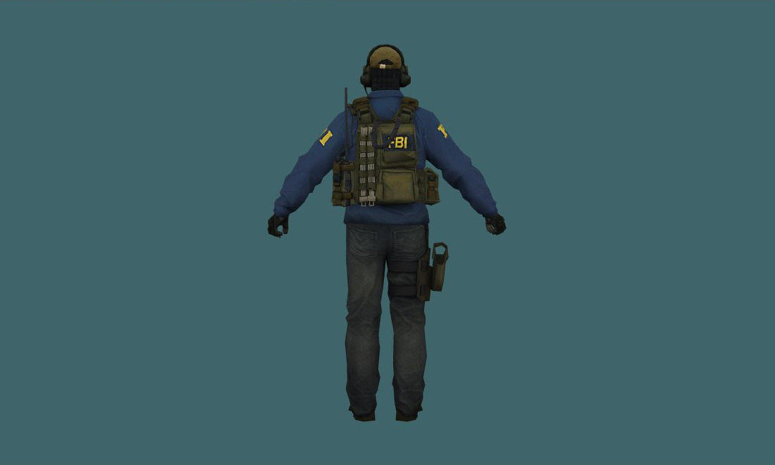 spetsnaz — spetsnaz — Human Model - back - GoldSrc Studio preview