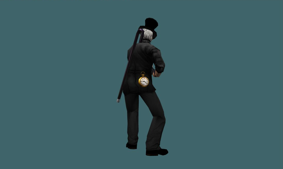 GentleMan - Human Model - back - GoldSrc Studio preview