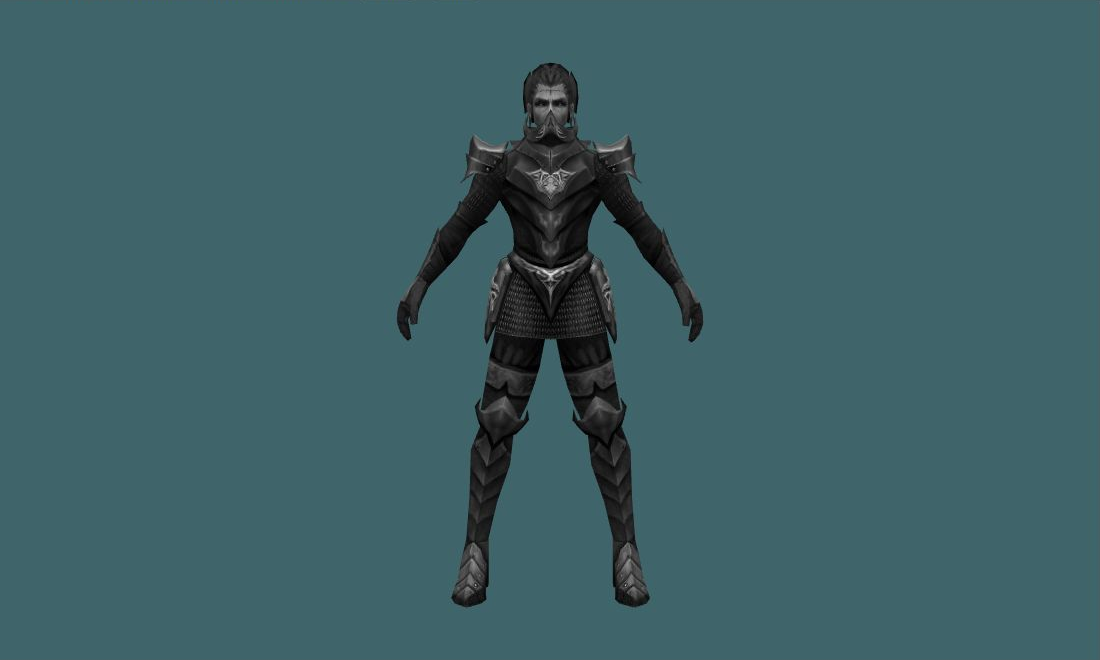 Dark Vampire - Human Model - front - GoldSrc Studio preview