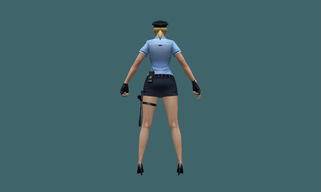 Rebecca - Human Model - back - GoldSrc Studio preview
