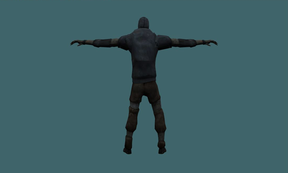 Horror Hunter - Zombie - back - GoldSrc Studio preview