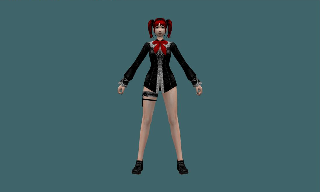 Yuri (Dark) - Human Model - front - GoldSrc Studio preview